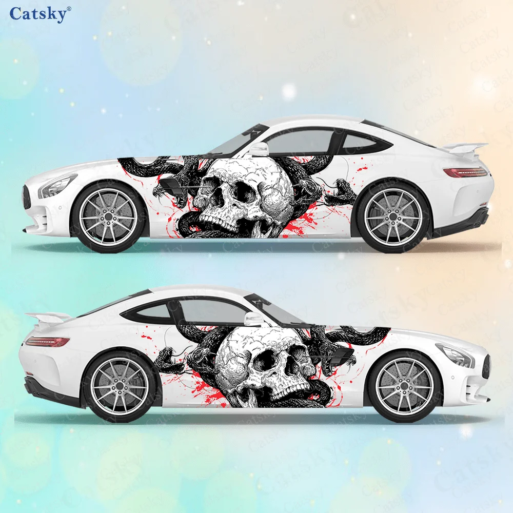 Черепа переплетенные на змеи, декор на боковую наклейку автомобиля, водонепроницаемая ПВХ-наклейка, устойчивая к царапинам, защита автомобиля, автоаксессуары в подарок
Черепа переплетенные на змеи, декор на боковую наклейку автомобиля, водонепроницаемая ПВХ-наклейка, устойчивая к царапинам, защита автомобиля, автоаксессуары в подарок