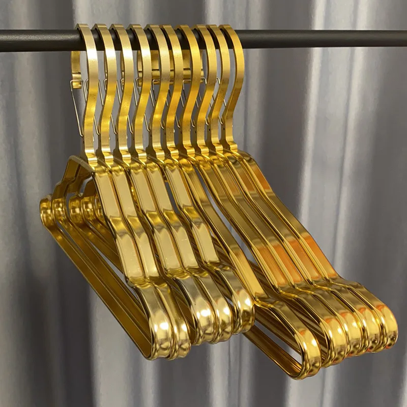 10Pcs Aluminum Clothes Racks Durable Coat Hangers Anti-slip Durable Metal Rack Wardrobe Organizer Closet Clothing Storage Rack
10Pcs Aluminum Clothes Racks Durable Coat Hangers Anti-slip Durable Metal Rack Wardrobe Organizer Closet Clothing Storage Rack