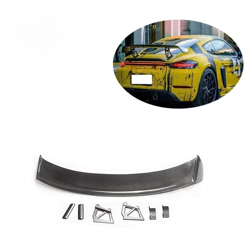 Lightweight-Rigid FORPorsche Cayman 981 718 Boxster GT4 Style Carbon Fiber Rear Spoiler Wing 2012-2023
Lightweight-Rigid FORPorsche Cayman 981 718 Boxster GT4 Style Carbon Fiber Rear Spoiler Wing 2012-2023