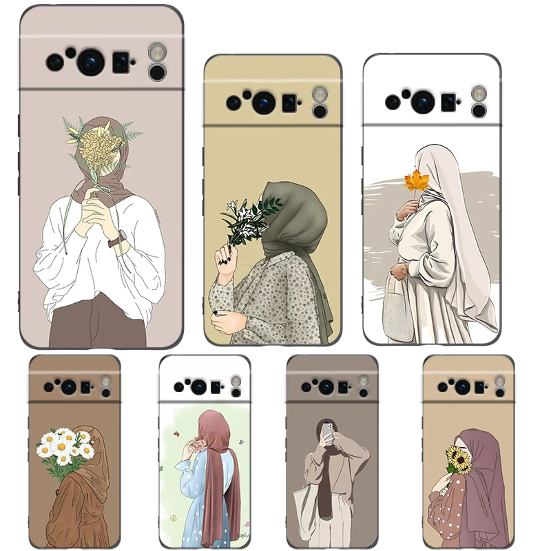 Luxury TPU Phone Case For Google Pixel 9 8 8A 7 7A 6 Pro XL 6A 5G Muslim Arabic Girl Black Soft Back Cover
Luxury TPU Phone Case For Google Pixel 9 8 8A 7 7A 6 Pro XL 6A 5G Muslim Arabic Girl Black Soft Back Cover