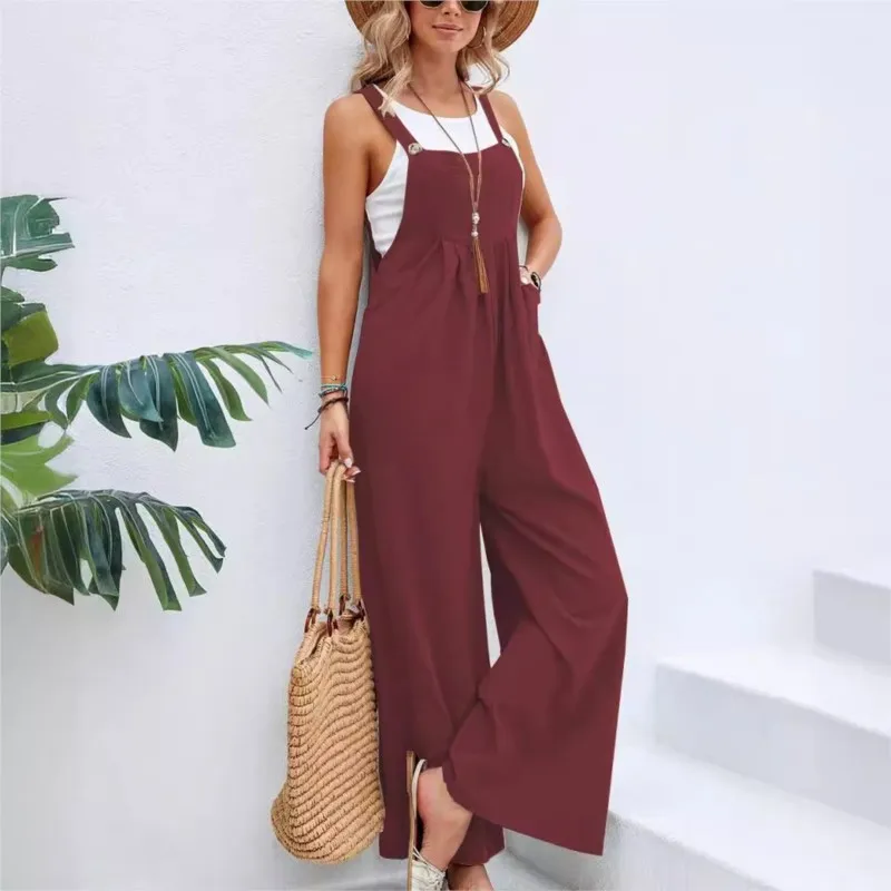 Women Overalls Autumn Casual Solid Color Commuting Mid-Rise Straight Trousers Versatile Holiday Party Beach Streetwear Overallss
Women Overalls Autumn Casual Solid Color Commuting Mid-Rise Straight Trousers Versatile Holiday Party Beach Streetwear Overallss
