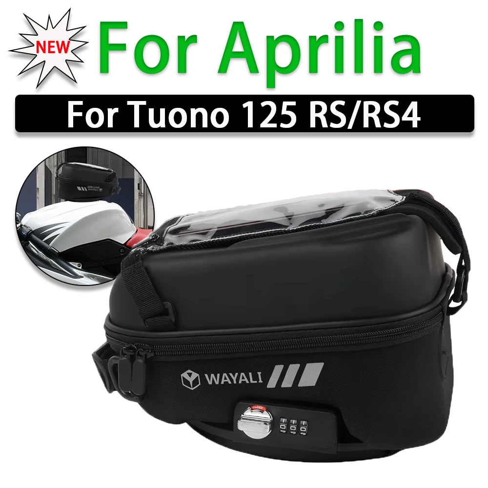 New Tank Bag For Aprilia RS125 RS 125 RS4 125 Tuono 125 Accessories Luggage Tanklock Storage Bag Racing Backpack Navigation Bags
New Tank Bag For Aprilia RS125 RS 125 RS4 125 Tuono 125 Accessories Luggage Tanklock Storage Bag Racing Backpack Navigation Bags