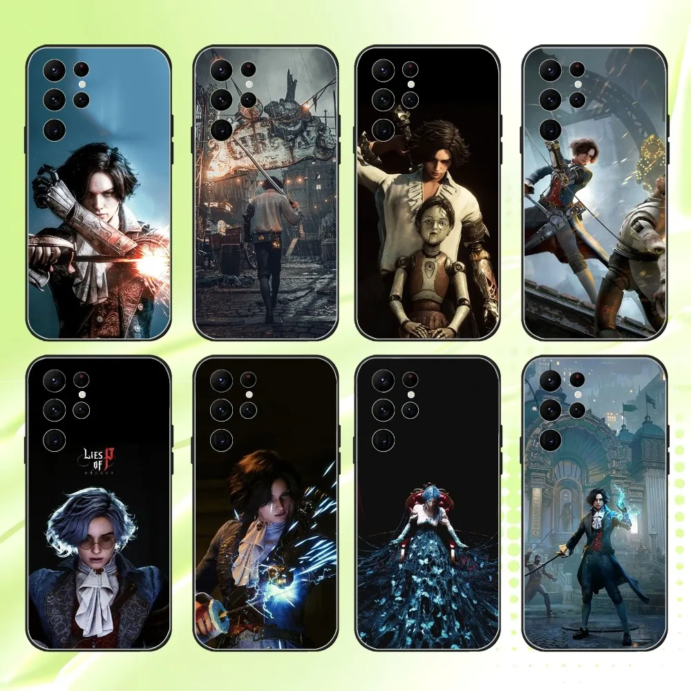 Lies Of P Game Phone Case For Samsung S 25,24,23,22,30,21,10,9,Ultra,Plus,Lite,FE,4,5G Black Soft Case
Lies Of P Game Phone Case For Samsung S 25,24,23,22,30,21,10,9,Ultra,Plus,Lite,FE,4,5G Black Soft Case