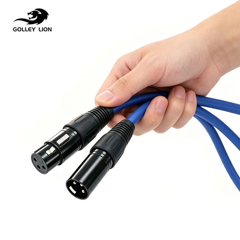 GOLLEY LION XLR Male to Female Microphone Cable Balanced 3 PIN Compatible with Shure SM Microphone Speaker Systems Radio Station
GOLLEY LION XLR Male to Female Microphone Cable Balanced 3 PIN Compatible with Shure SM Microphone Speaker Systems Radio Station