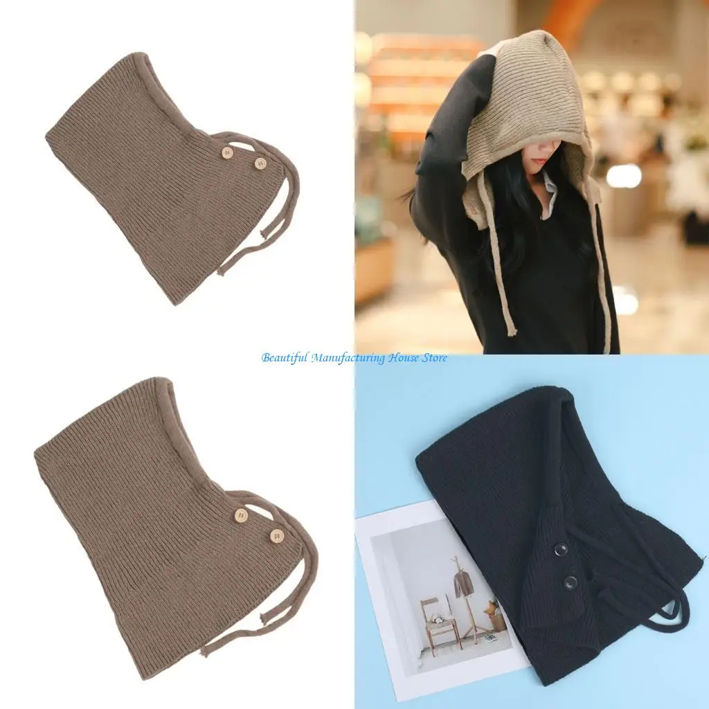 E56A Elegant Weave Scarf Hat Combination Unisex Cold Rainwear Ventilated Polyester
E56A Elegant Weave Scarf Hat Combination Unisex Cold Rainwear Ventilated Polyester
