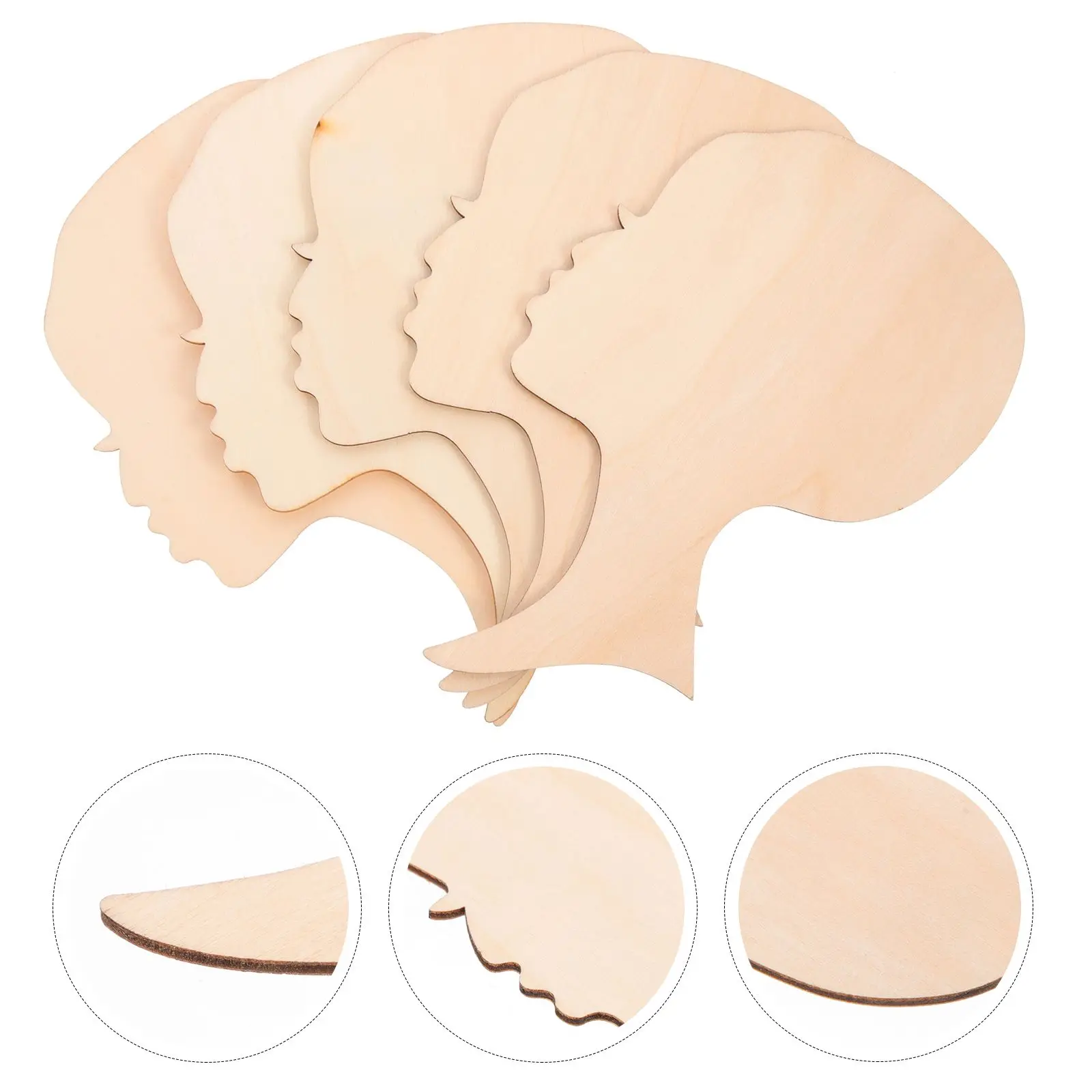 10 Pcs Wooden African Female Facial Ornaments Blank Crafts Unfinished Wood Cutout Graffiti Diy Slices Sewing Supplies
10 Pcs Wooden African Female Facial Ornaments Blank Crafts Unfinished Wood Cutout Graffiti Diy Slices Sewing Supplies