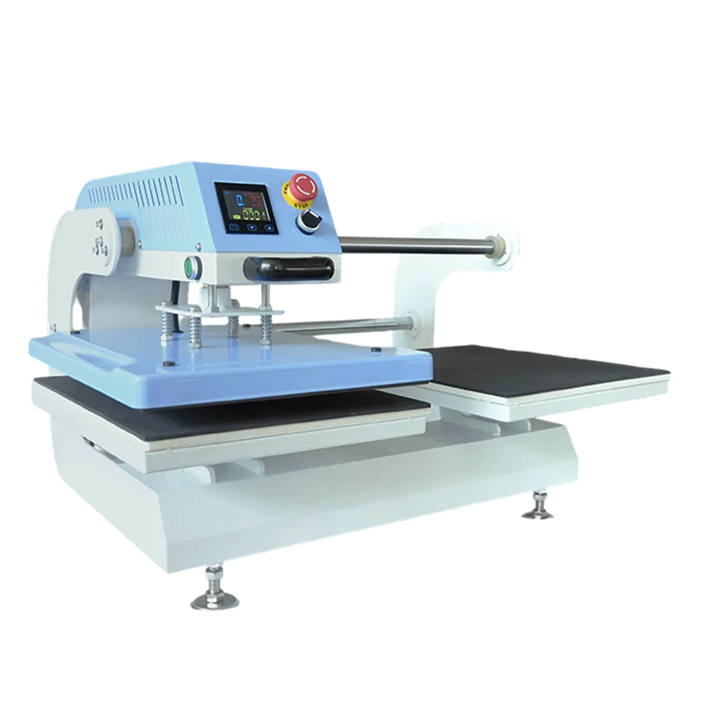 High-Precision Pneumatic Auto Heat Press Machine for T-Shirt Sublimation Dual Station with Automatic Control
High-Precision Pneumatic Auto Heat Press Machine for T-Shirt Sublimation Dual Station with Automatic Control