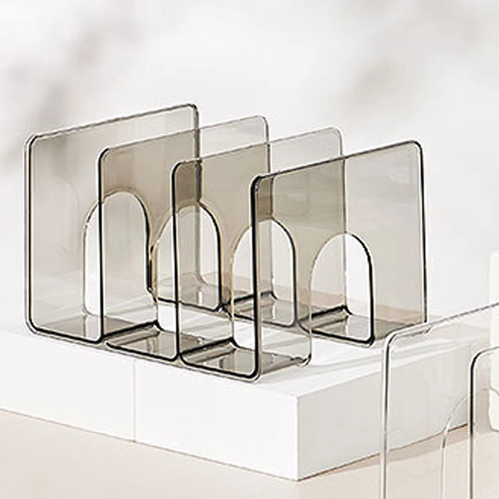 Book Storage Rack for Desk Desktop 3 Grid Bookend Transparent Vertical Book Organizer Divider Book Desktop Shelf for School Home
Book Storage Rack for Desk Desktop 3 Grid Bookend Transparent Vertical Book Organizer Divider Book Desktop Shelf for School Home