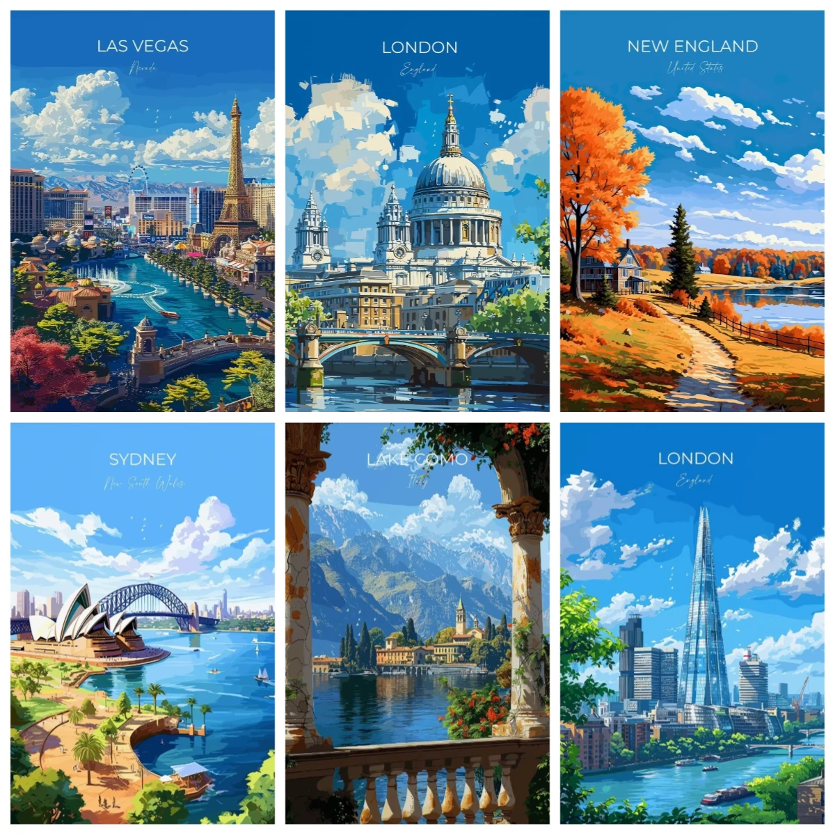 500/1000/1200/2000PCS Puzzles World Renowned City Scenery Jigsaw Puzzles Leisure and Relaxation Home Decoration Gift Frameless
500/1000/1200/2000PCS Puzzles World Renowned City Scenery Jigsaw Puzzles Leisure and Relaxation Home Decoration Gift Frameless