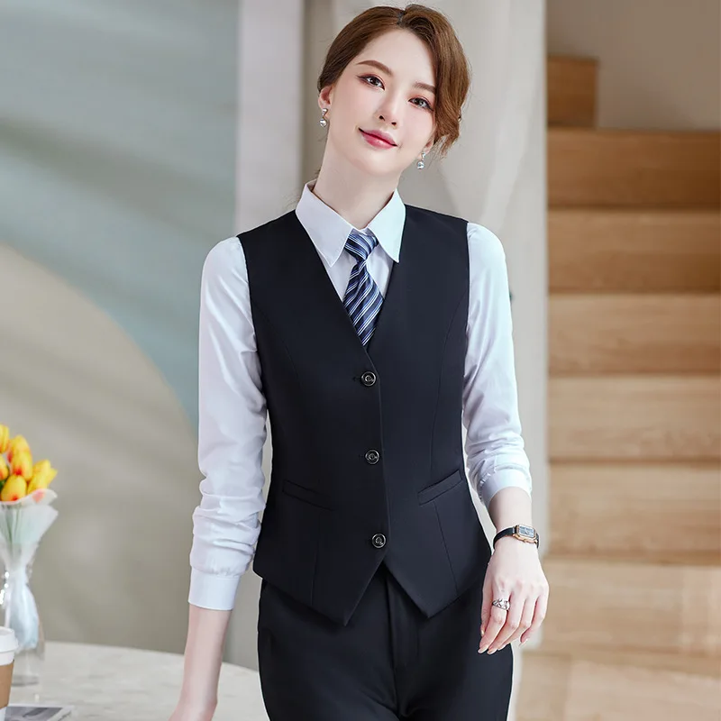 Royal Blue Suit Vest Women Spring and Autumn2025New Fashionable Elegant Workwear Vest Jacket Professional Suit Spring
Royal Blue Suit Vest Women Spring and Autumn2025New Fashionable Elegant Workwear Vest Jacket Professional Suit Spring