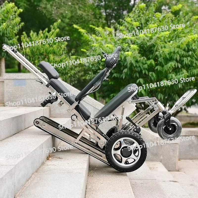 The Elderly Fully Automatic Electric Stair Climbing Wheelchair Up and Down Stairs Fully Automatic Stair Climbing Machine
The Elderly Fully Automatic Electric Stair Climbing Wheelchair Up and Down Stairs Fully Automatic Stair Climbing Machine