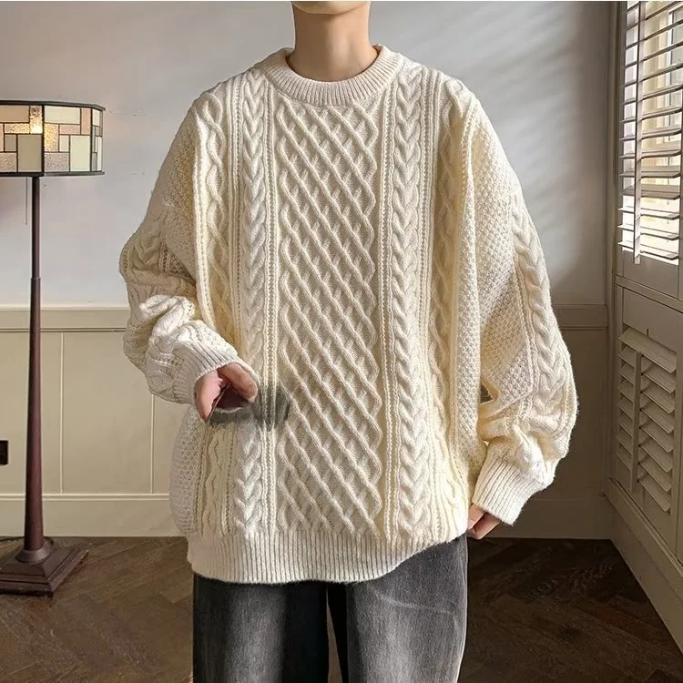 Men's Thiened round Ne Knitted Sweater Autumn Winter Warm Casual Sle Polyester Fiber Long Sve Faionable Knitwear
Men's Thiened round Ne Knitted Sweater Autumn Winter Warm Casual Sle Polyester Fiber Long Sve Faionable Knitwear