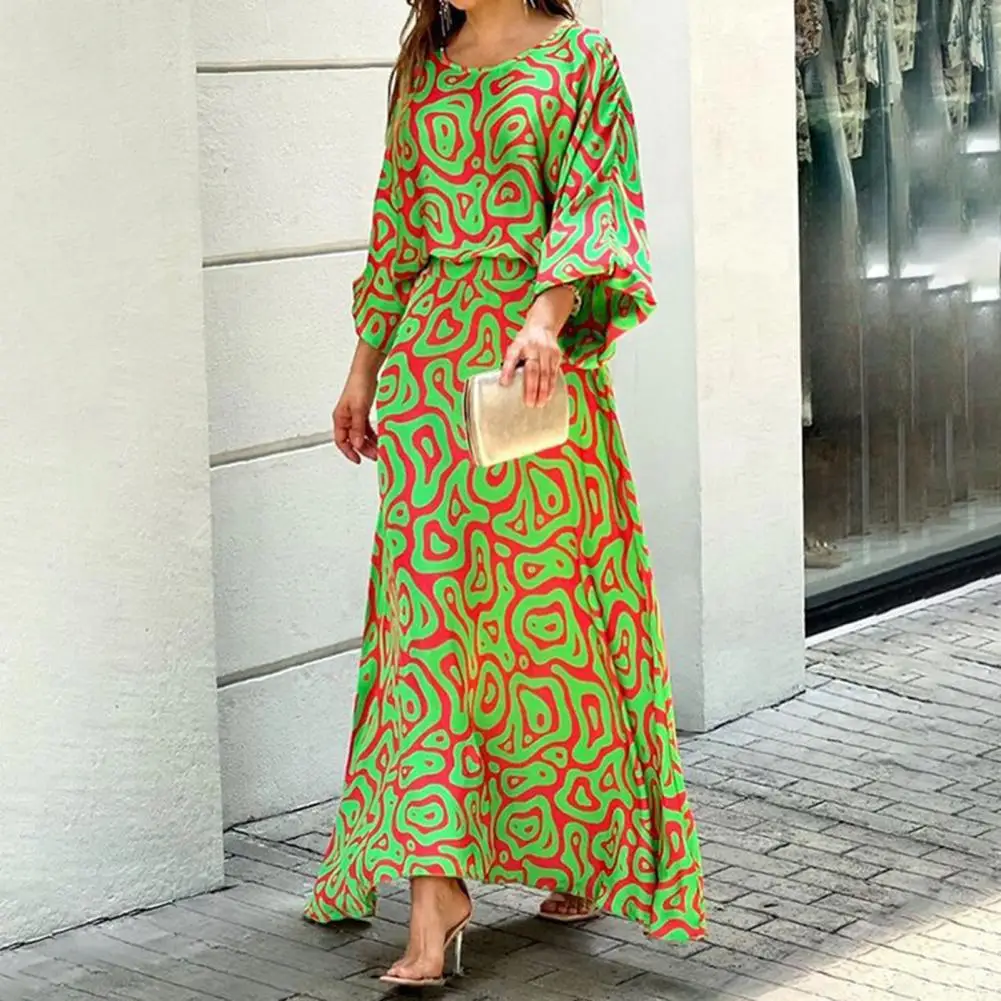 Women Two Piece Set Crew Neck Print Long Lantern Sleeve Top Elegant Dress High Streetwear Casual Beach Suit
Women Two Piece Set Crew Neck Print Long Lantern Sleeve Top Elegant Dress High Streetwear Casual Beach Suit