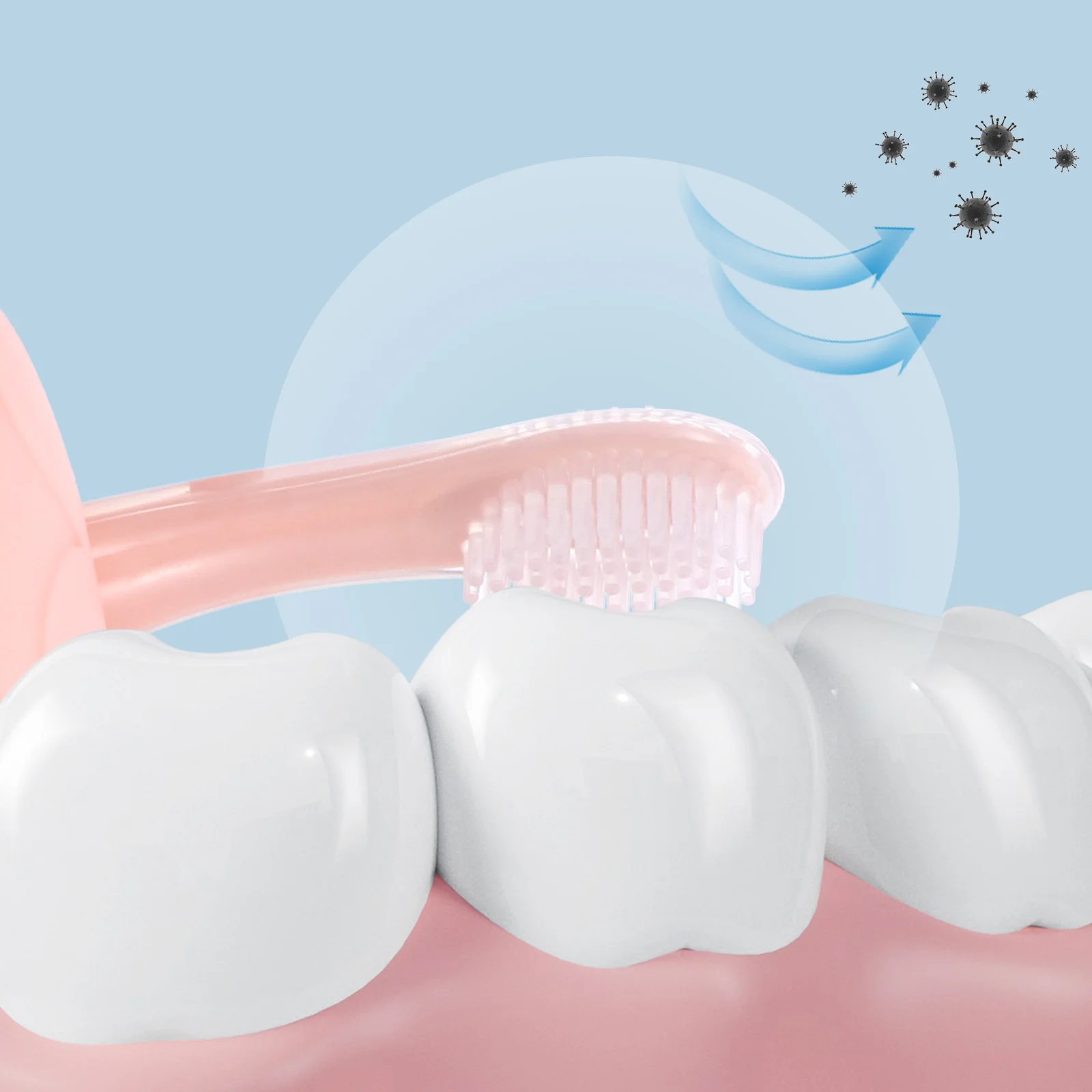 Silicone Toothbrush Soft Bristle Baby Infant Mini Ergonomic Non Slip Handle Kids Toddler Teeth Brush Training Oral Care
Silicone Toothbrush Soft Bristle Baby Infant Mini Ergonomic Non Slip Handle Kids Toddler Teeth Brush Training Oral Care