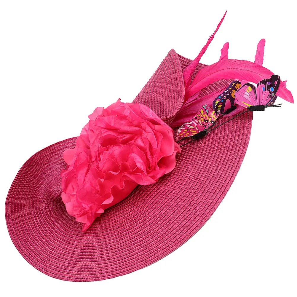Women Fascinator Headband Butterfly Fabric Wedding Bride Banquet Hat Lightweight Hair Clip Bridal Hair Accessories
Women Fascinator Headband Butterfly Fabric Wedding Bride Banquet Hat Lightweight Hair Clip Bridal Hair Accessories