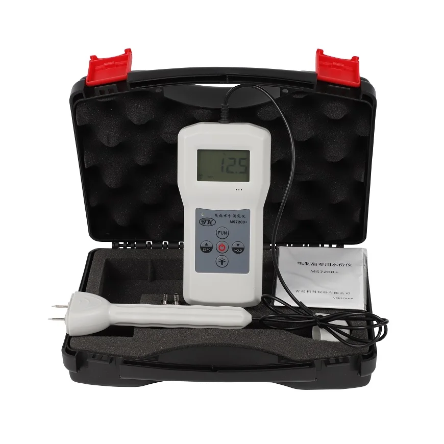 (Tuoke) MS7200+ paper product moisture analyzer cardboard box waste paper package moisture measurement double needle
(Tuoke) MS7200+ paper product moisture analyzer cardboard box waste paper package moisture measurement double needle