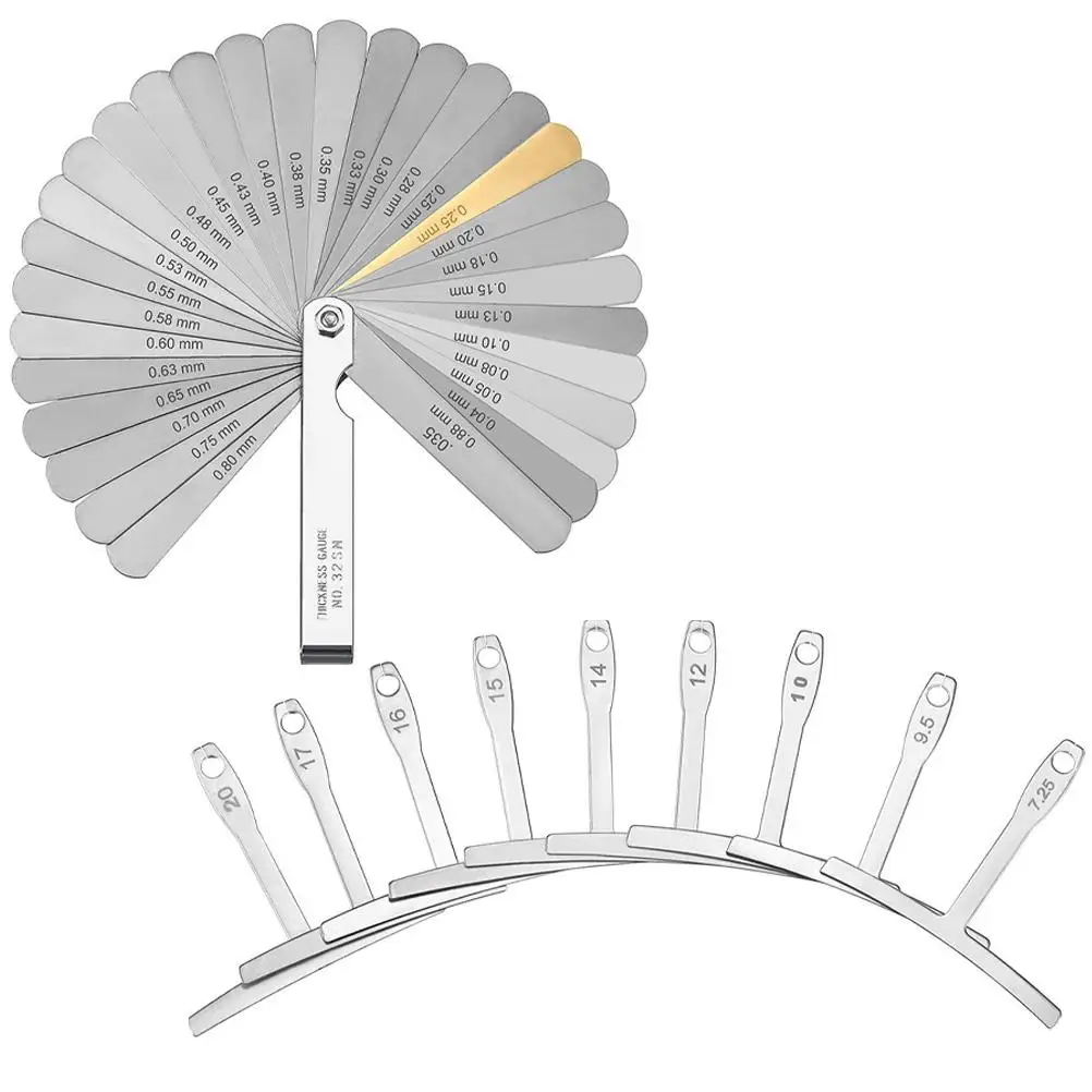 Measuring Steel Rulers Radius Gauge Feeler Feeler Gauge Ruler Guitar Luthier Tools Guitar Accessories Luthier Accessories
Measuring Steel Rulers Radius Gauge Feeler Feeler Gauge Ruler Guitar Luthier Tools Guitar Accessories Luthier Accessories
