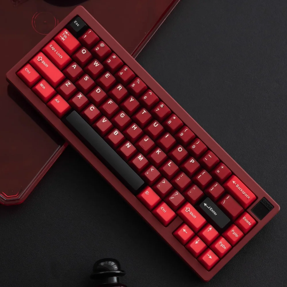 164 Keys Bordeaux Keycap Set Translucent PBT+PC Double Layer Cherry Keycaps for MX Switch Gaming Mechanical Keyboard Wooting
164 Keys Bordeaux Keycap Set Translucent PBT+PC Double Layer Cherry Keycaps for MX Switch Gaming Mechanical Keyboard Wooting
