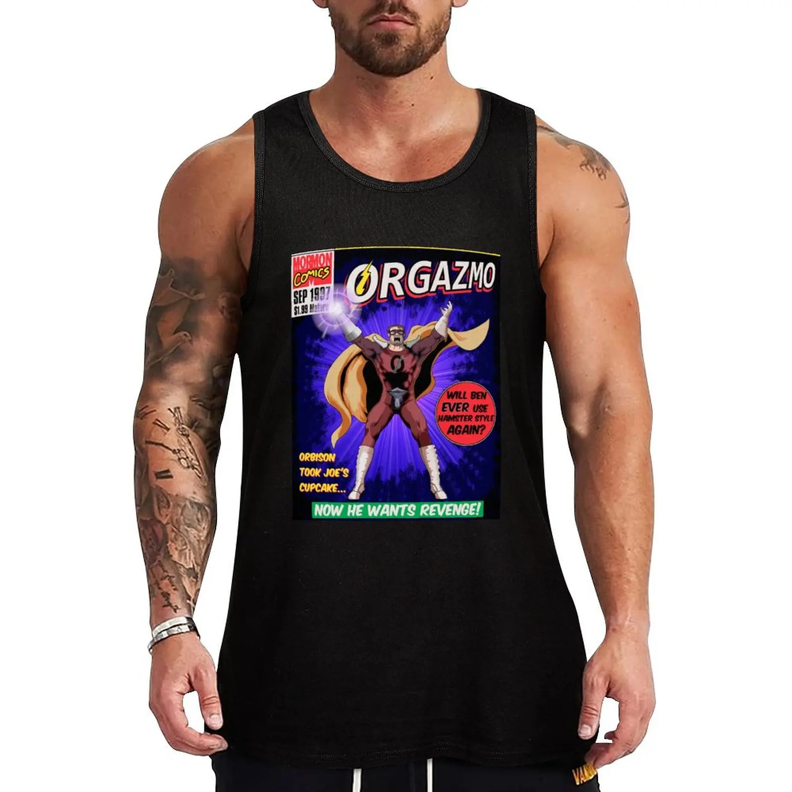 Orgazmo Lost His Cupcake Tank Top t-shirts man sleeveless t-shirts for men gym shirts T-shirt male
Orgazmo Lost His Cupcake Tank Top t-shirts man sleeveless t-shirts for men gym shirts T-shirt male