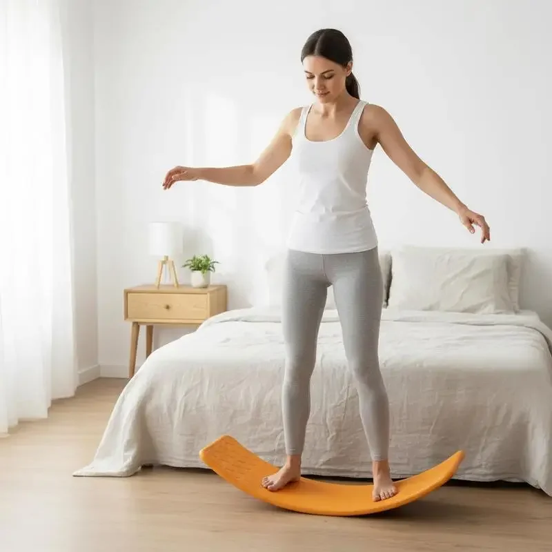 Balance Board Wobble Board, Stepping Stone, Montessori Toy, 82 x 27.5 x 19.5cm - Orange
Balance Board Wobble Board, Stepping Stone, Montessori Toy, 82 x 27.5 x 19.5cm - Orange