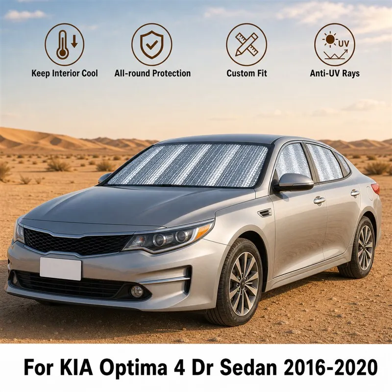 For KIA Optima 4 Dr Sedan 2016-2020 Full Set Car Window Sunshades UV Block Privacy Heat Insulated Foldable Car Curtain
For KIA Optima 4 Dr Sedan 2016-2020 Full Set Car Window Sunshades UV Block Privacy Heat Insulated Foldable Car Curtain
