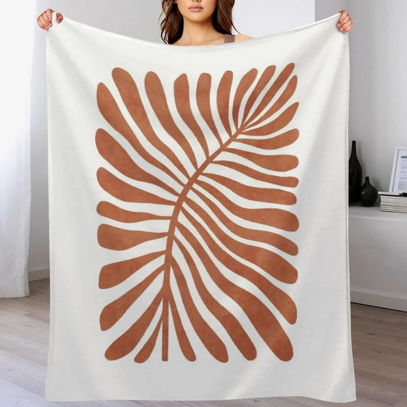 Terracotta abstract leaf Throw Blanket Soft Home Decor Blanket for Couch Bedroom
Terracotta abstract leaf Throw Blanket Soft Home Decor Blanket for Couch Bedroom