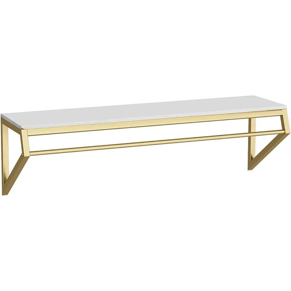 Modern Simple Men's and Women's Clothing Store Heavy Duty Metal Display Shelf,Wall-Mounted Garment Rack with Wood,Clothes Rail,B
Modern Simple Men's and Women's Clothing Store Heavy Duty Metal Display Shelf,Wall-Mounted Garment Rack with Wood,Clothes Rail,B