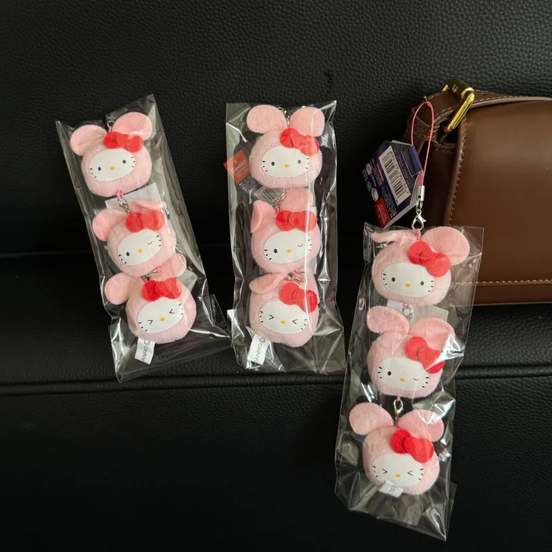 Sanrios Middle-aged Cute Shanyin Rabbit Head Skewers Hellokittys Bag Pendant Plush Doll Girls Cartoon Keychain Room Hanging Gift
Sanrios Middle-aged Cute Shanyin Rabbit Head Skewers Hellokittys Bag Pendant Plush Doll Girls Cartoon Keychain Room Hanging Gift