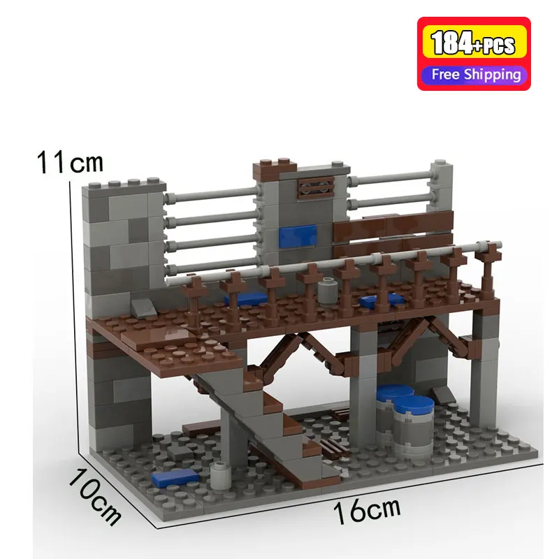 MOC WW2 Military Base Building Blocks War Scene Bricks DIY Educational Assembly Model Toys for Children Gift
MOC WW2 Military Base Building Blocks War Scene Bricks DIY Educational Assembly Model Toys for Children Gift
