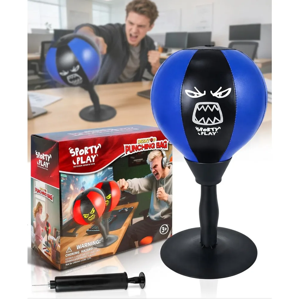 Desktop Punching Ball with Dual Suction Base Stress Relief Spring Loaded Durable Tabletop Boxing Toy for Office Home Gift
Desktop Punching Ball with Dual Suction Base Stress Relief Spring Loaded Durable Tabletop Boxing Toy for Office Home Gift