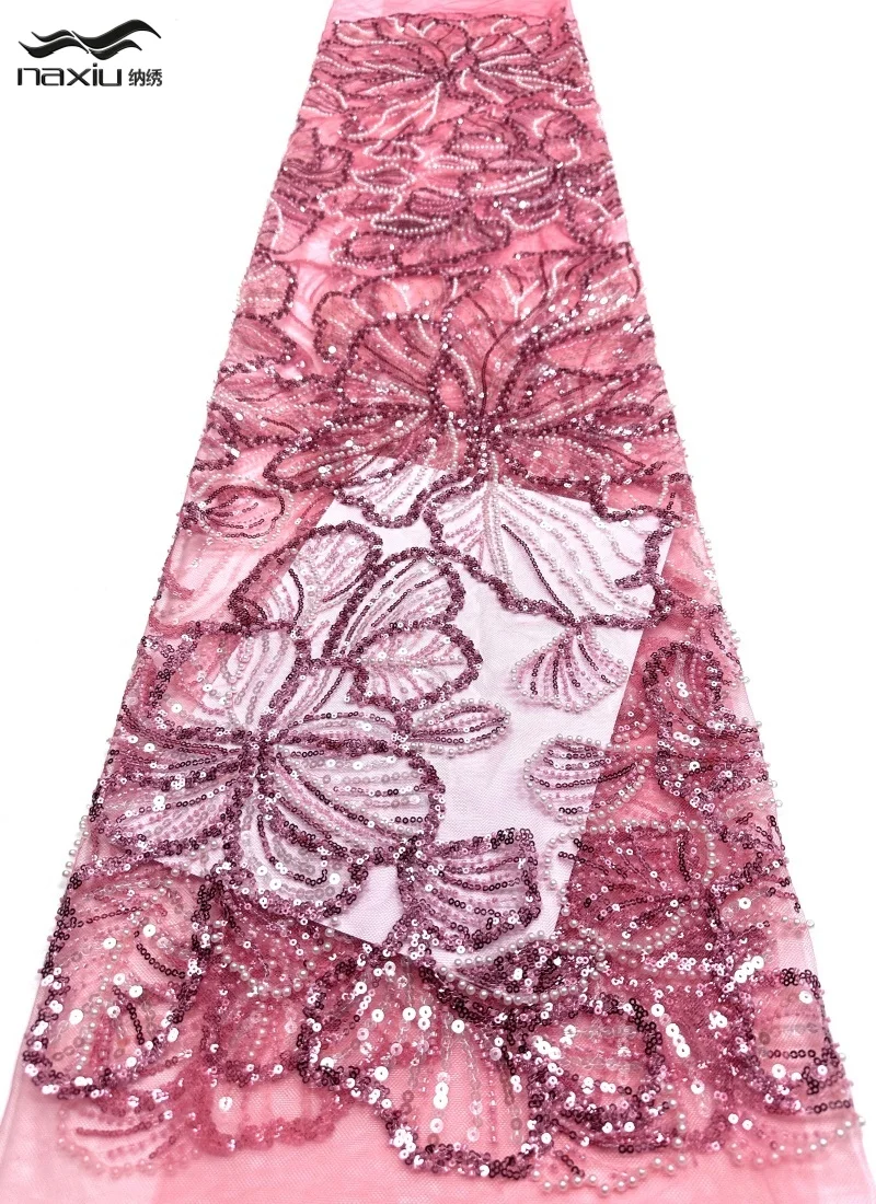 Madison Fashion African Nigerian 2026 Beaded Emboridery Lace High-End Luxury French Sequin Net Lace Fabric For Wedding Party
Madison Fashion African Nigerian 2026 Beaded Emboridery Lace High-End Luxury French Sequin Net Lace Fabric For Wedding Party