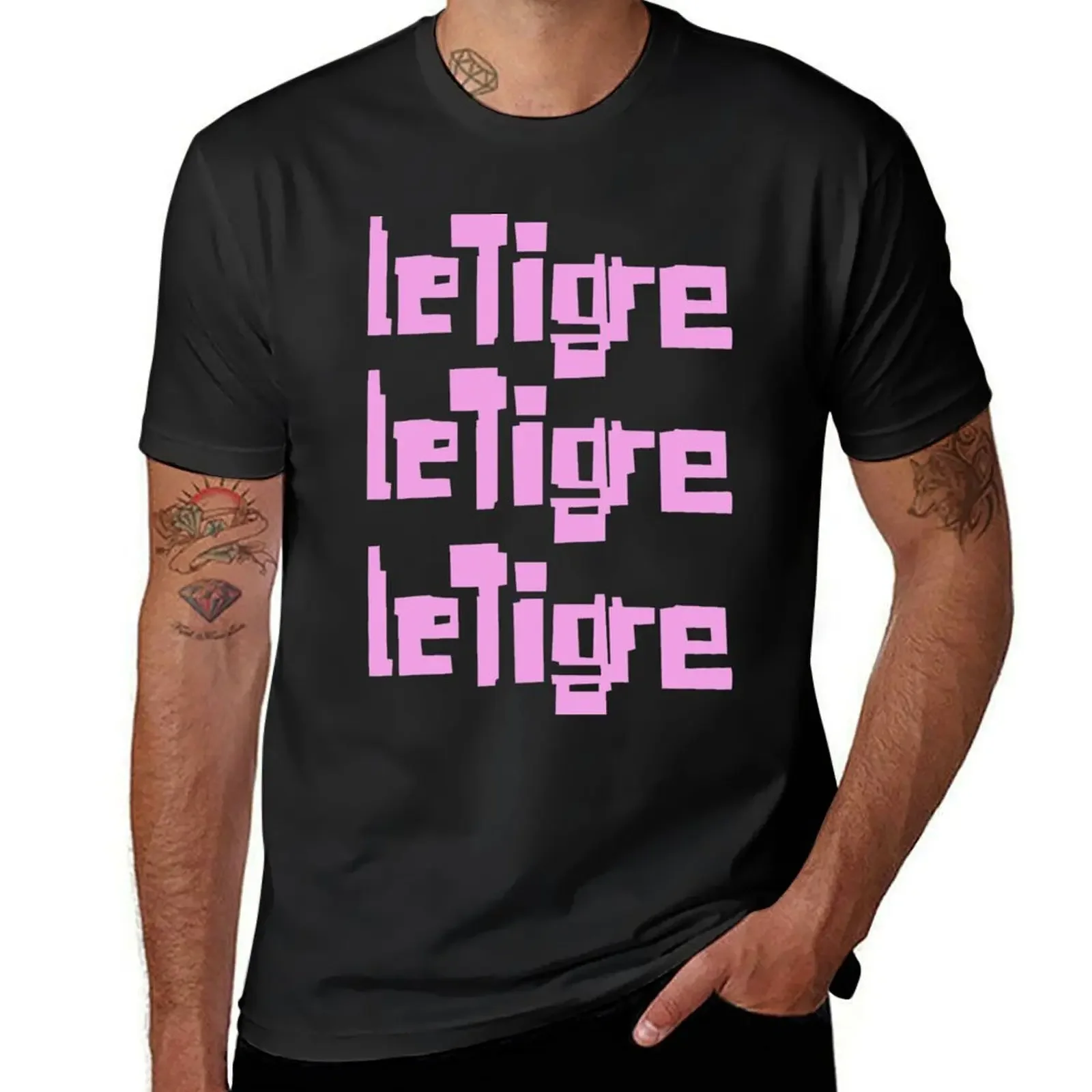 LE TIGRE DESIGN T-Shirt Funny t-shirts sublime anime t shirts Short sleeve tee men
LE TIGRE DESIGN T-Shirt Funny t-shirts sublime anime t shirts Short sleeve tee men