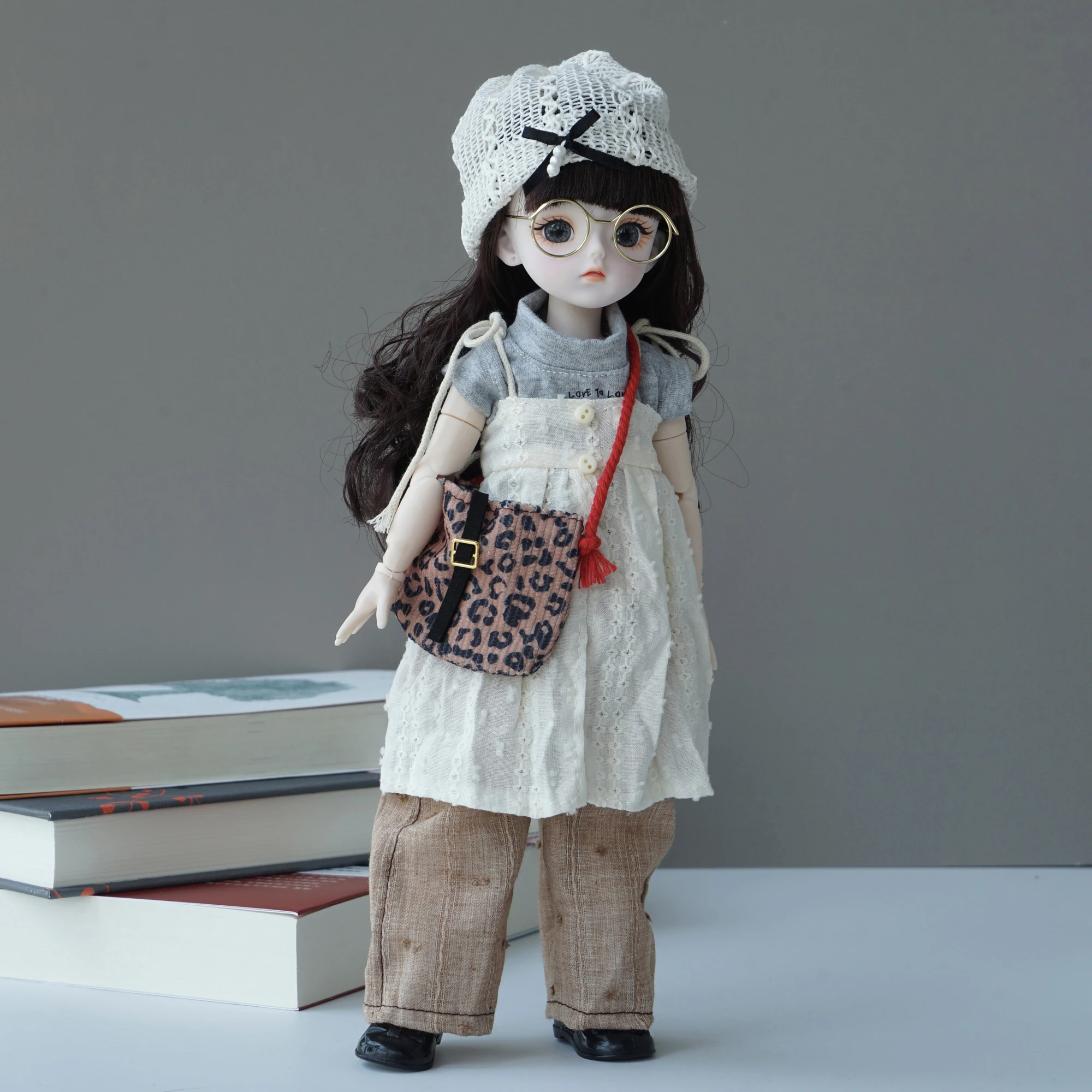 6 Style 30cm 1/6 BJD Doll Full Set with Clothes, Shoes & Bag, Ball Jointed Fashion Dress Up Doll for Girls Birthday Gift
6 Style 30cm 1/6 BJD Doll Full Set with Clothes, Shoes & Bag, Ball Jointed Fashion Dress Up Doll for Girls Birthday Gift