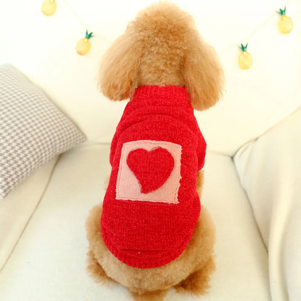 Pet Heart Sweater For Dogs Winter Warm Clothing Durable Fashion Doggy Outdoor Jogging Coat Costume Small Size Xs
Pet Heart Sweater For Dogs Winter Warm Clothing Durable Fashion Doggy Outdoor Jogging Coat Costume Small Size Xs