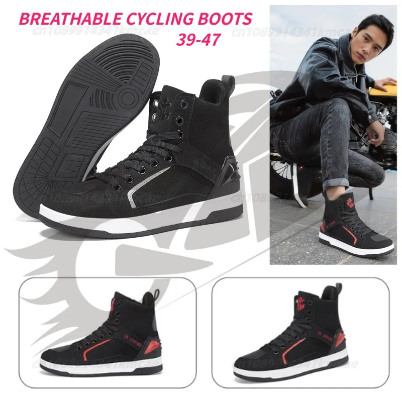 Leather Motorcycle Travel Shoes Motorcycle Riding Shoes Male Rider Four Seasons Off-road Locomotive Boots Racing Short Boots
Leather Motorcycle Travel Shoes Motorcycle Riding Shoes Male Rider Four Seasons Off-road Locomotive Boots Racing Short Boots