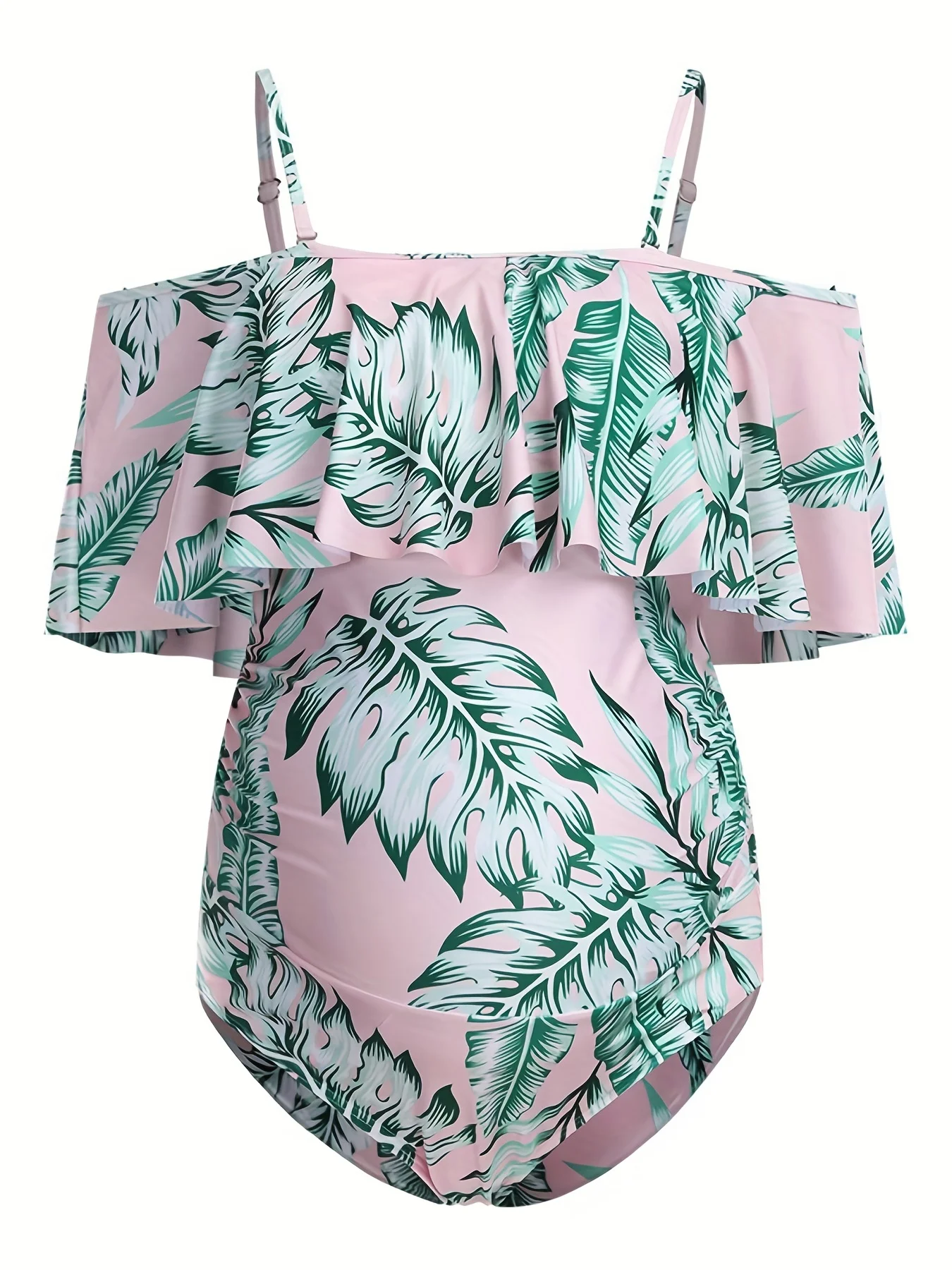 Luxy Trio Elegant & Comfy: Women's Off Shoulder Maternity Swimsuit - Big Ruffle Trim One Piece Swimsuit
Luxy Trio Elegant & Comfy: Women's Off Shoulder Maternity Swimsuit - Big Ruffle Trim One Piece Swimsuit