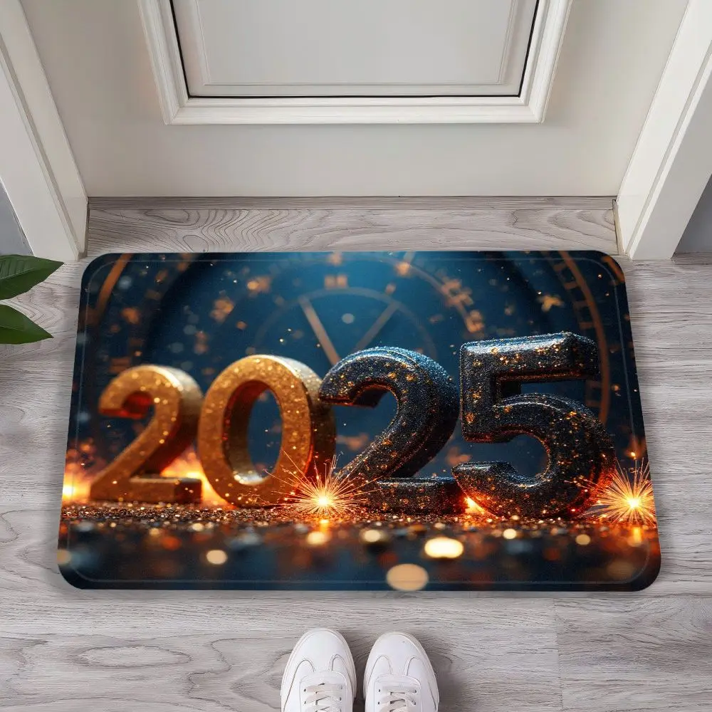1PC VIKAMA “2025 Happy New Year” Christmas - Themed Flannel Mat – Non - Slip, Festive for Entrance – Home Decor
1PC VIKAMA “2025 Happy New Year” Christmas - Themed Flannel Mat – Non - Slip, Festive for Entrance – Home Decor