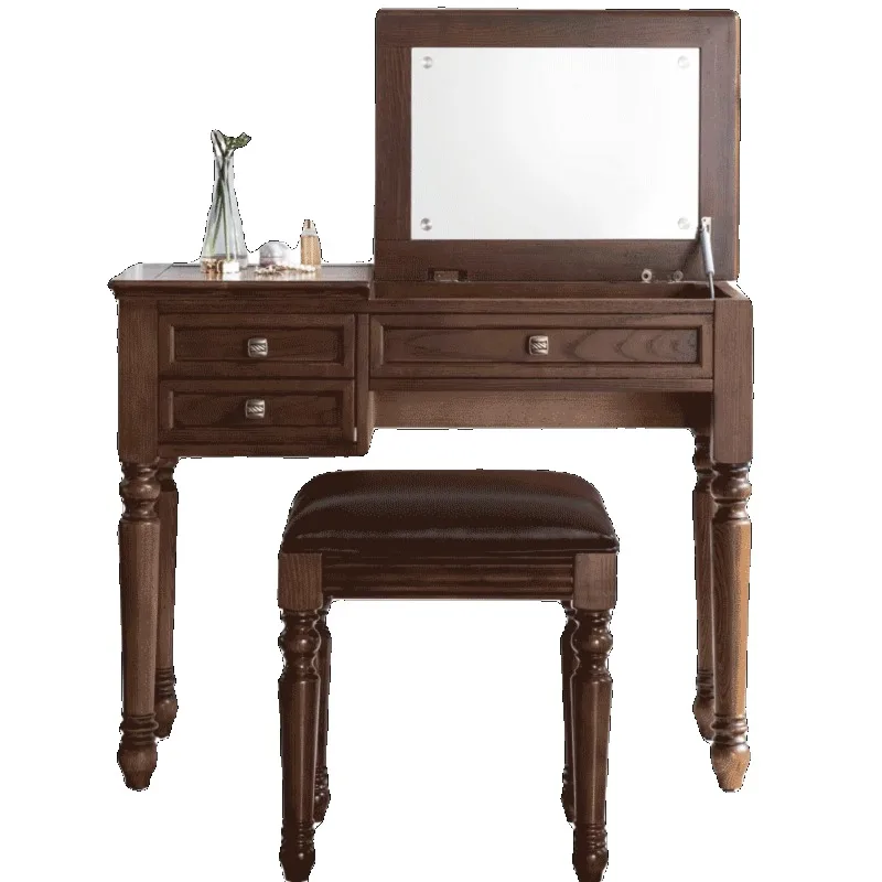 *American All-solid Wood Dresser, Bedroom Flip-top Cosmetic Table, Desk Integrated Small Apartment, Ash Wood
*American All-solid Wood Dresser, Bedroom Flip-top Cosmetic Table, Desk Integrated Small Apartment, Ash Wood