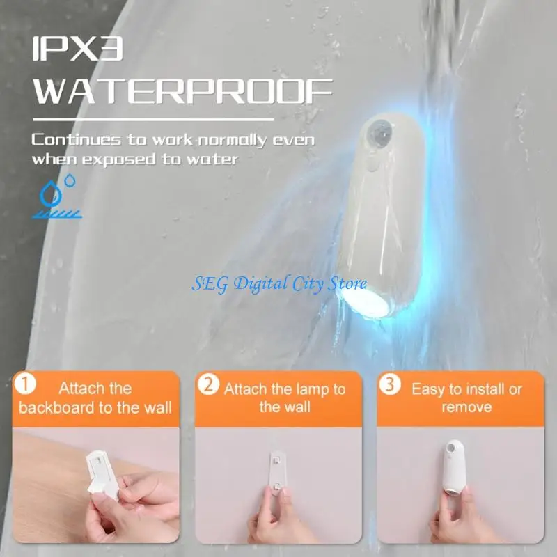 U75B LED Night Lamp With USB C Charging And 120° Detection Easy Installation
U75B LED Night Lamp With USB C Charging And 120° Detection Easy Installation