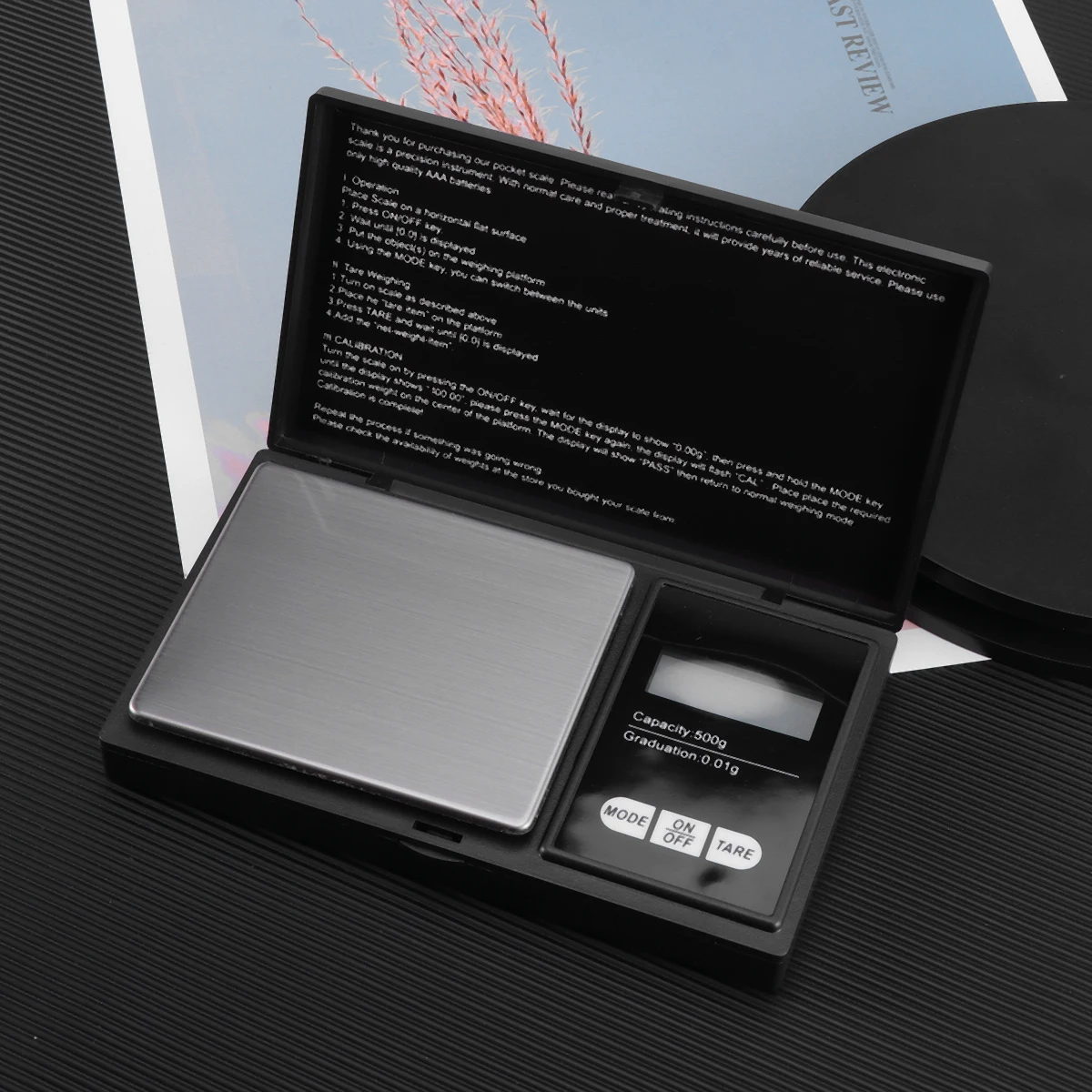 Digital Jewelry Scale 0.01g 500g Compact Fast Accurate Automatic Manual Calibration Tare Counting Backlight LCD Suitable Mailing
Digital Jewelry Scale 0.01g 500g Compact Fast Accurate Automatic Manual Calibration Tare Counting Backlight LCD Suitable Mailing