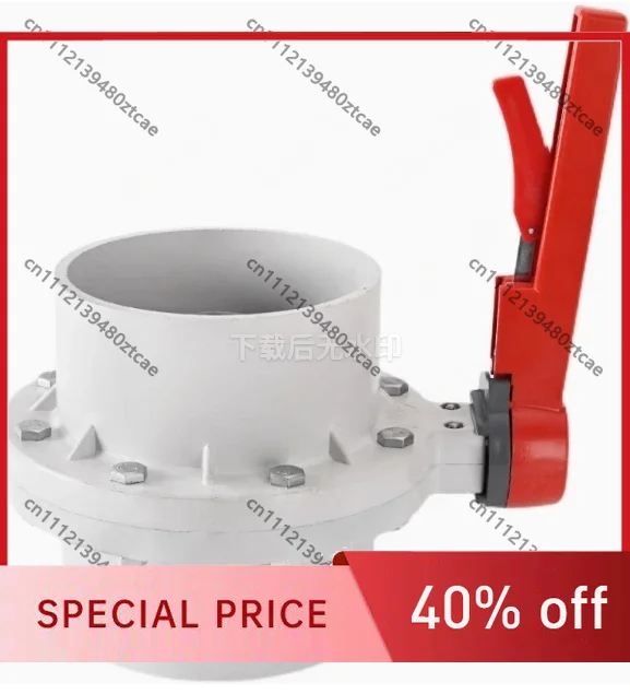 DN200 PVC Socket Butterfly Valve, Plastic One-piece Disc Valve, Irrigation Pipeline Control Fittings
DN200 PVC Socket Butterfly Valve, Plastic One-piece Disc Valve, Irrigation Pipeline Control Fittings