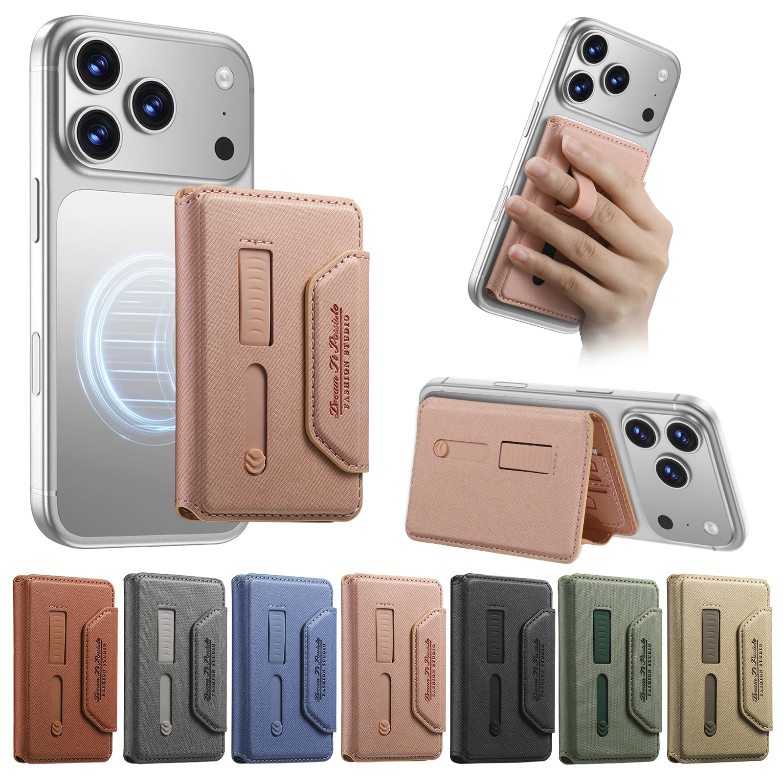 Strong Magnetic Leather Wallet With Hide Stand Case For Magsafe For iPhone 17 16 Pro Max 15 Plus 14 13 Card Holder Pocket Cover
Strong Magnetic Leather Wallet With Hide Stand Case For Magsafe For iPhone 17 16 Pro Max 15 Plus 14 13 Card Holder Pocket Cover
