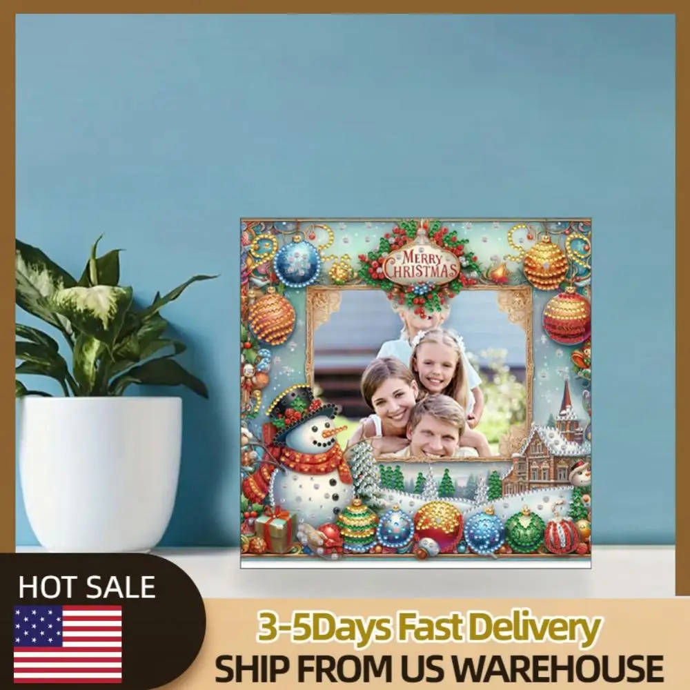 2D плоская DIY Рождественский снеговик Алмазная картина фоторамка Кристалл фоторамка Декор
2D плоская DIY Рождественский снеговик Алмазная картина фоторамка Кристалл фоторамка Декор