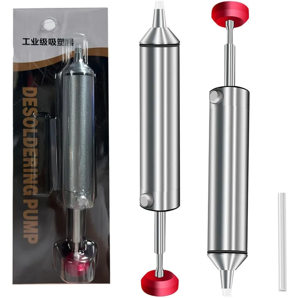 Aluminum Desoldering Pump Vacuum Soldering Sucker Pen Powerful Iron Welding Repair Tool for Electronic Components
Aluminum Desoldering Pump Vacuum Soldering Sucker Pen Powerful Iron Welding Repair Tool for Electronic Components