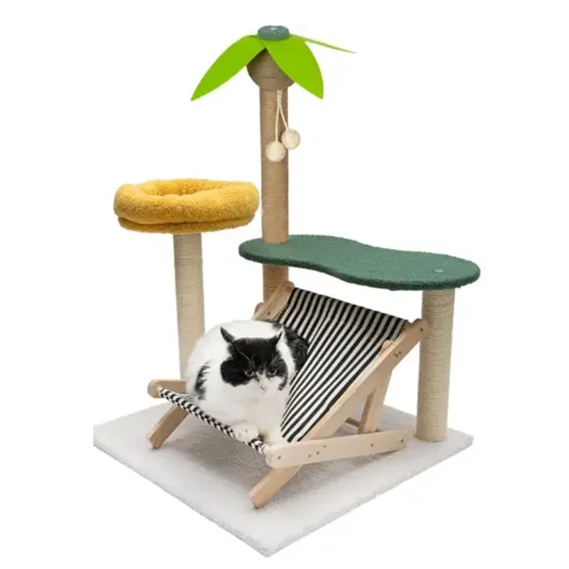 Pawise 2 In 1 Oasis Cat Scratcher Tree With Hammock Sturdy Wooden Cat Climbing Furniture Scratch Resistant Cat Scratching Tree
Pawise 2 In 1 Oasis Cat Scratcher Tree With Hammock Sturdy Wooden Cat Climbing Furniture Scratch Resistant Cat Scratching Tree