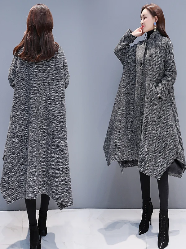 Ретро-пальто-накидка в художественном стиле, модное, женское, средней длины, асимметричное, ветровка-жакет, осень-зима
Ретро-пальто-накидка в художественном стиле, модное, женское, средней длины, асимметричное, ветровка-жакет, осень-зима