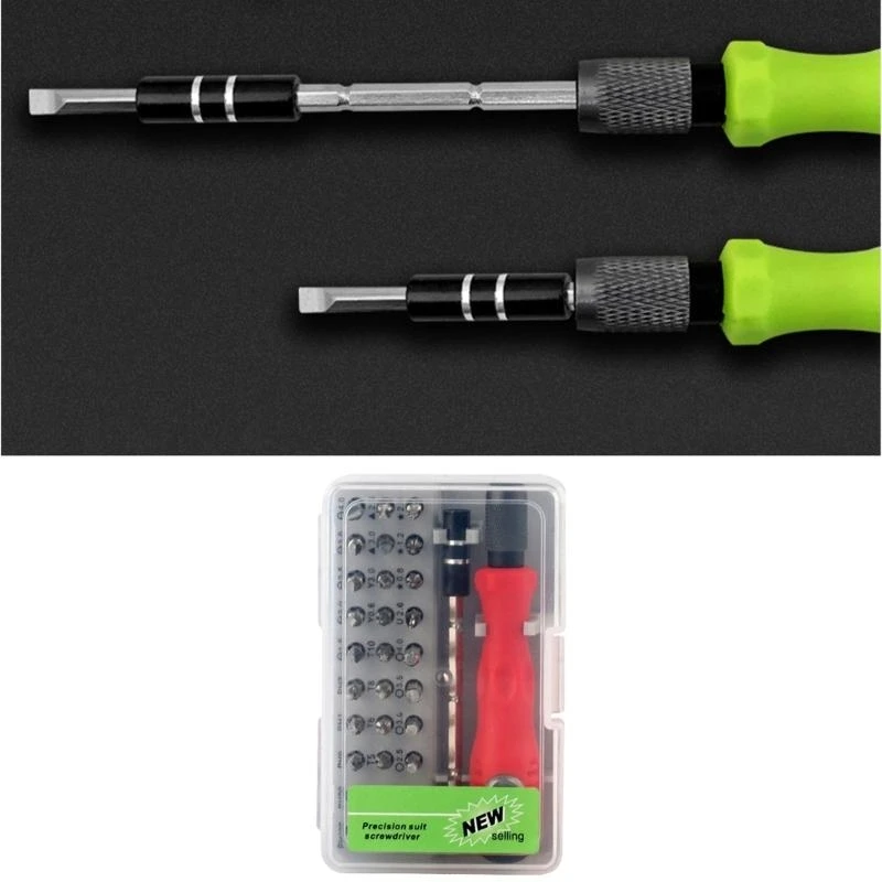 32 in 1 Screwdriver Set Professional Repair Tool for Computer Laptop Game Console Accessories 87HA
32 in 1 Screwdriver Set Professional Repair Tool for Computer Laptop Game Console Accessories 87HA