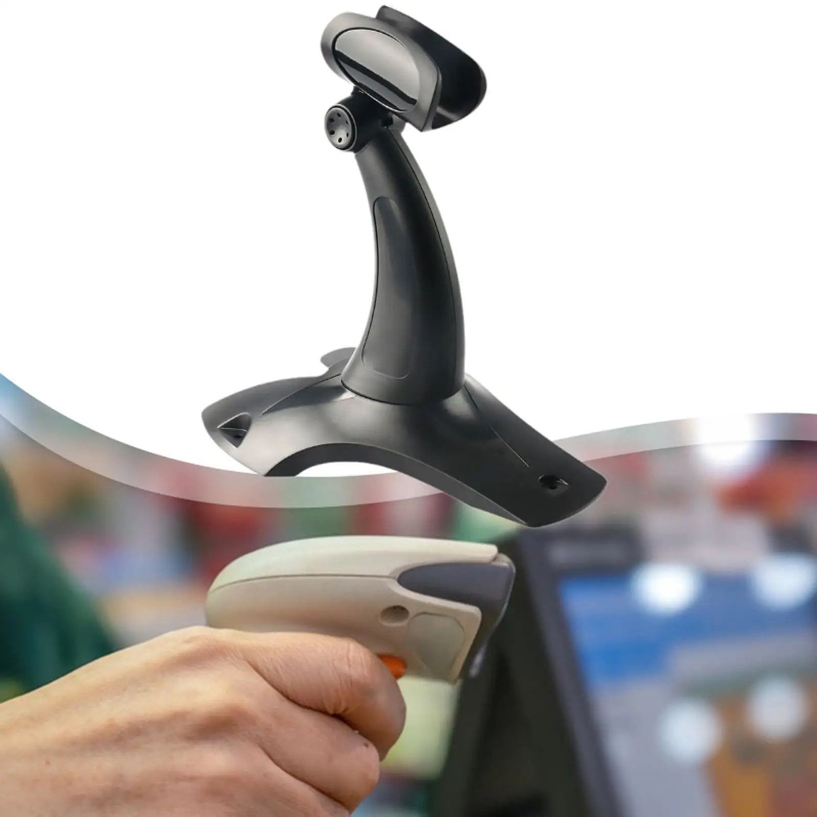 Barcode Scanner Stand Support Stable Base Mount Rack Adjustable Angle Bracket for Retail Store
Barcode Scanner Stand Support Stable Base Mount Rack Adjustable Angle Bracket for Retail Store