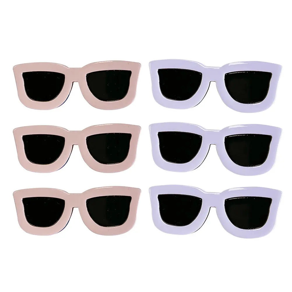 6Pcs Creative Sunglasses Hair Clips Hairpins Lovely Lightweight Barrette for Outfit Matching Bangs Styling Hair Decoration
6Pcs Creative Sunglasses Hair Clips Hairpins Lovely Lightweight Barrette for Outfit Matching Bangs Styling Hair Decoration