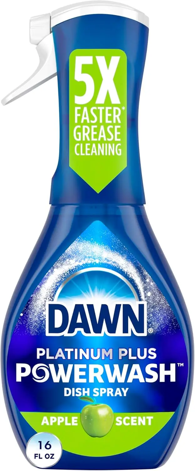 Platinum Powerwash Dish Spray Apple Scented 16oz Liquid Cleaner for Dishes and Cookware
Platinum Powerwash Dish Spray Apple Scented 16oz Liquid Cleaner for Dishes and Cookware